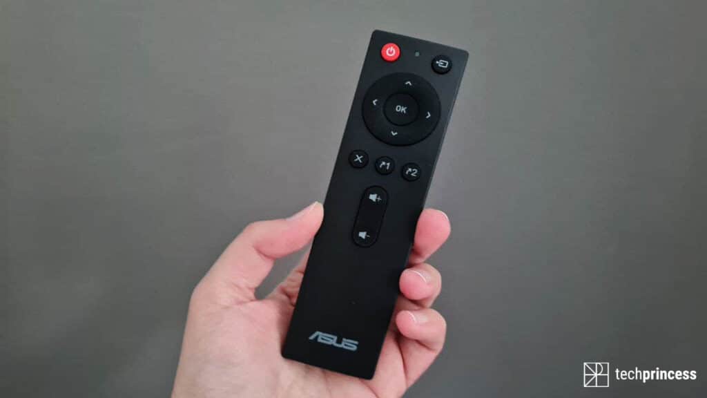 ASUS ROG Strix XG43UQ review: the remote control