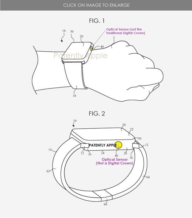 Apple Watch optical sensors