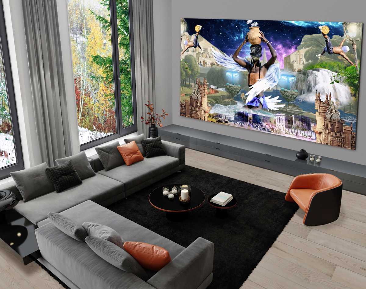 LG and Blackdove: partnership for an immersive digital art experience