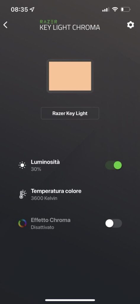 Razer Key Light Chroma recensione app
