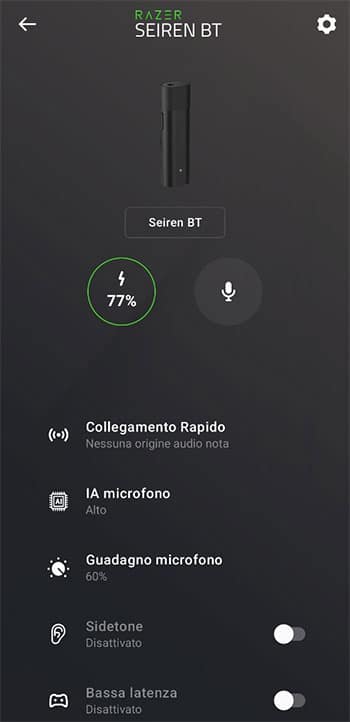 Razer Seiren BT app review