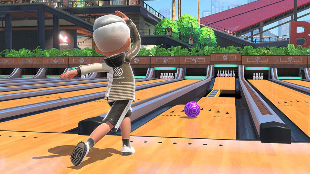 Nintendo switch Sports anteprima bowling