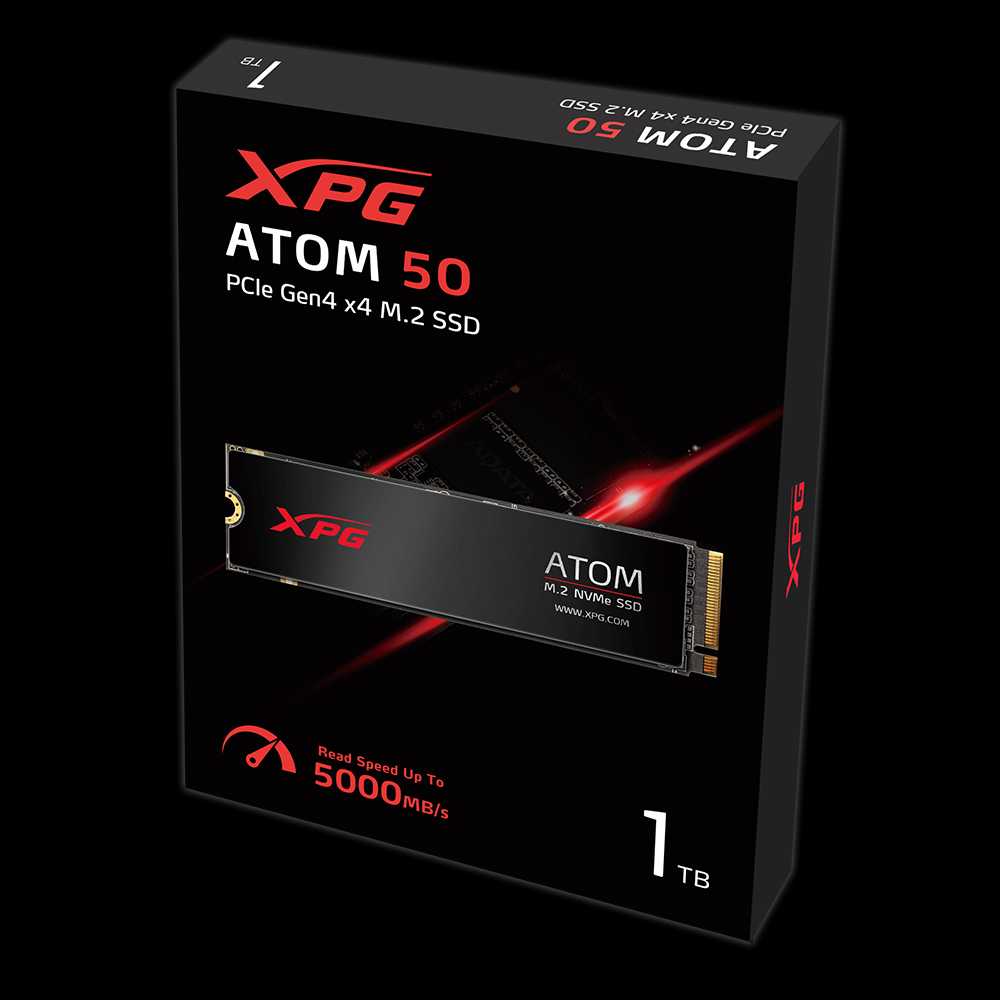 XPG: Introduces the M.2 2280 ATOM 50 Series PCIe SSDs