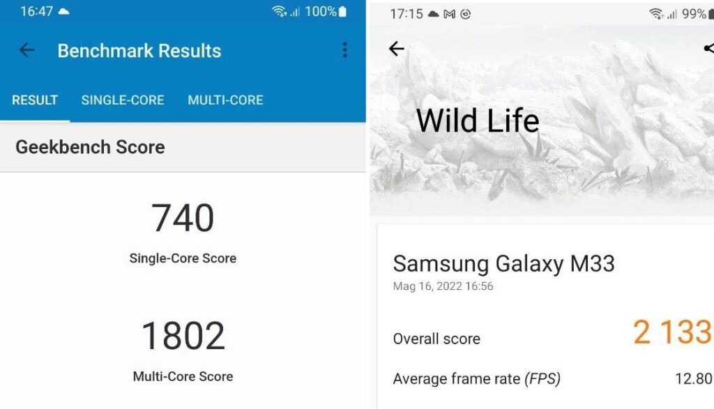 samsung galaxy m33 5g review performance benchmarks min