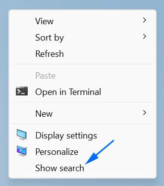 Windows 11 Desktop Search Box: a new feature