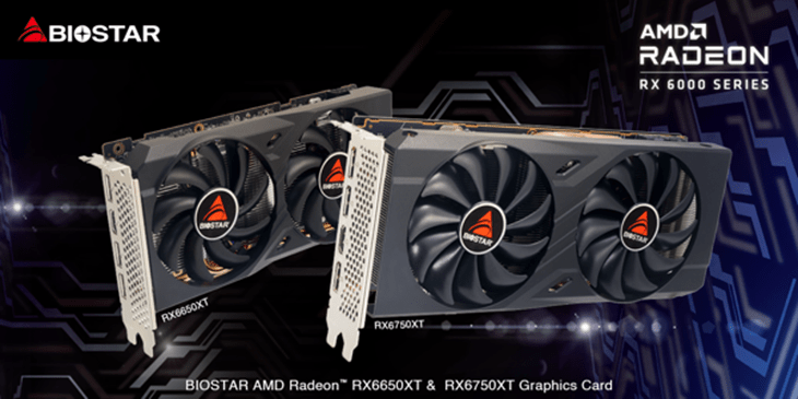 Biostar launches the new AMD Radeon RX 6000 SERIES GPUs