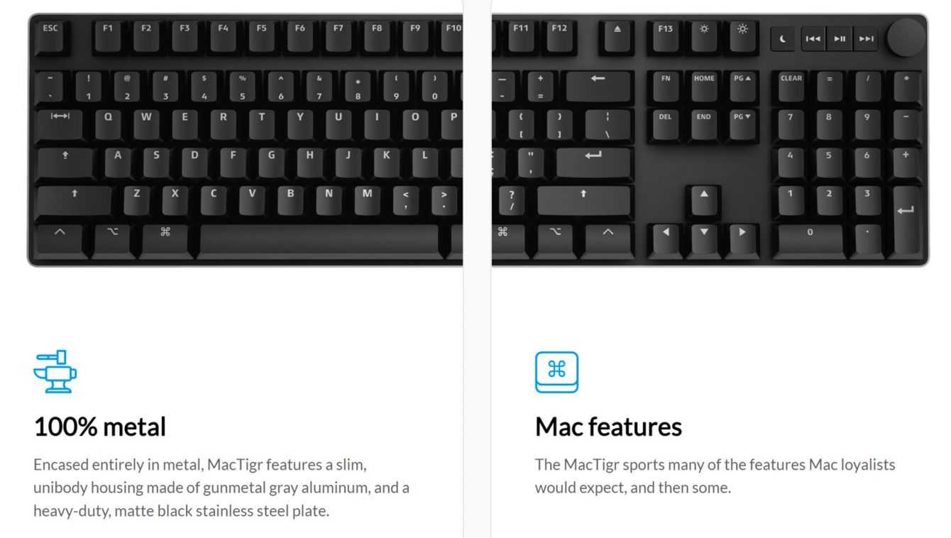 Das Keyboard: presented the new MacTigr keyboard