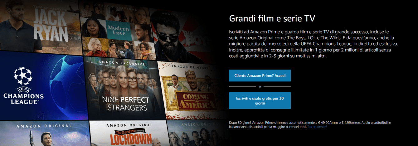 How to get Amazon Prime Video for free |  September 2022