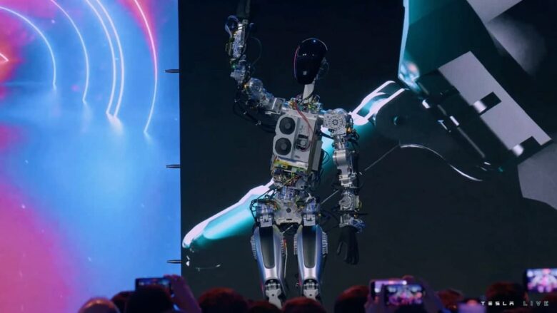 Elon Musk Unveils The Prototype Of The Humanoid Robot Optimus