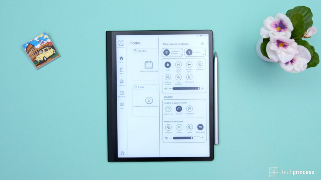 Huawei MatePad Paper control panel review