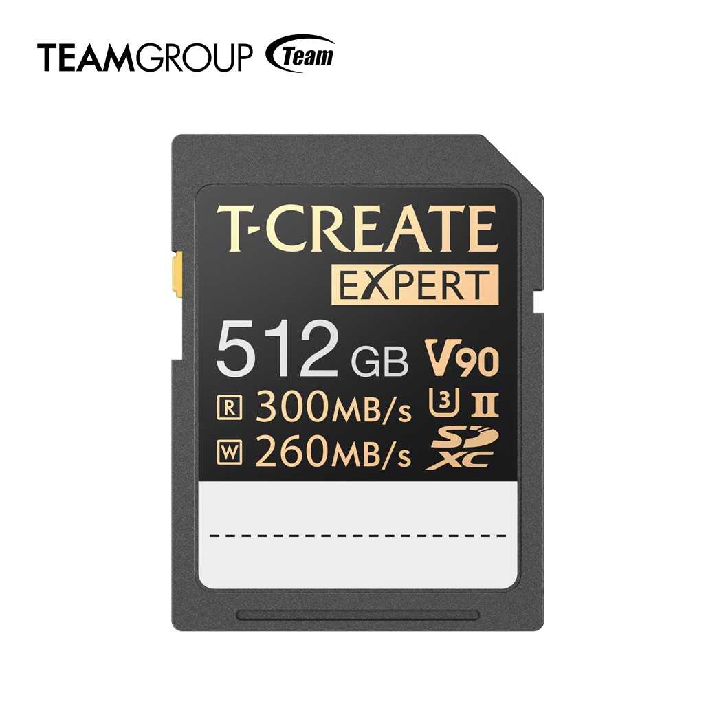 TEAMGROUP: here are the T-CREATE EXPERT memory cards