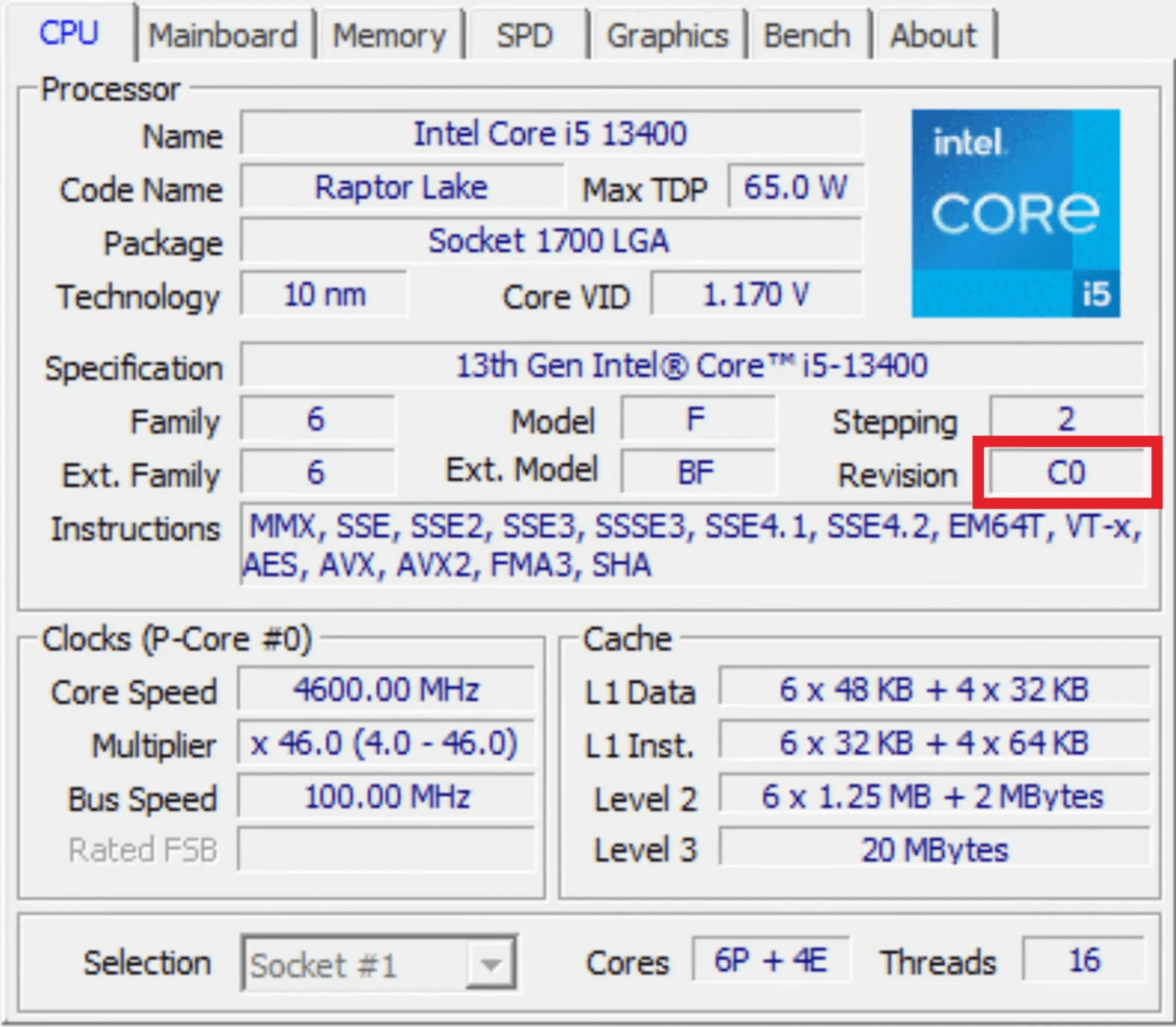 Intel Core i5-13400: 30% faster than the previous Gen!