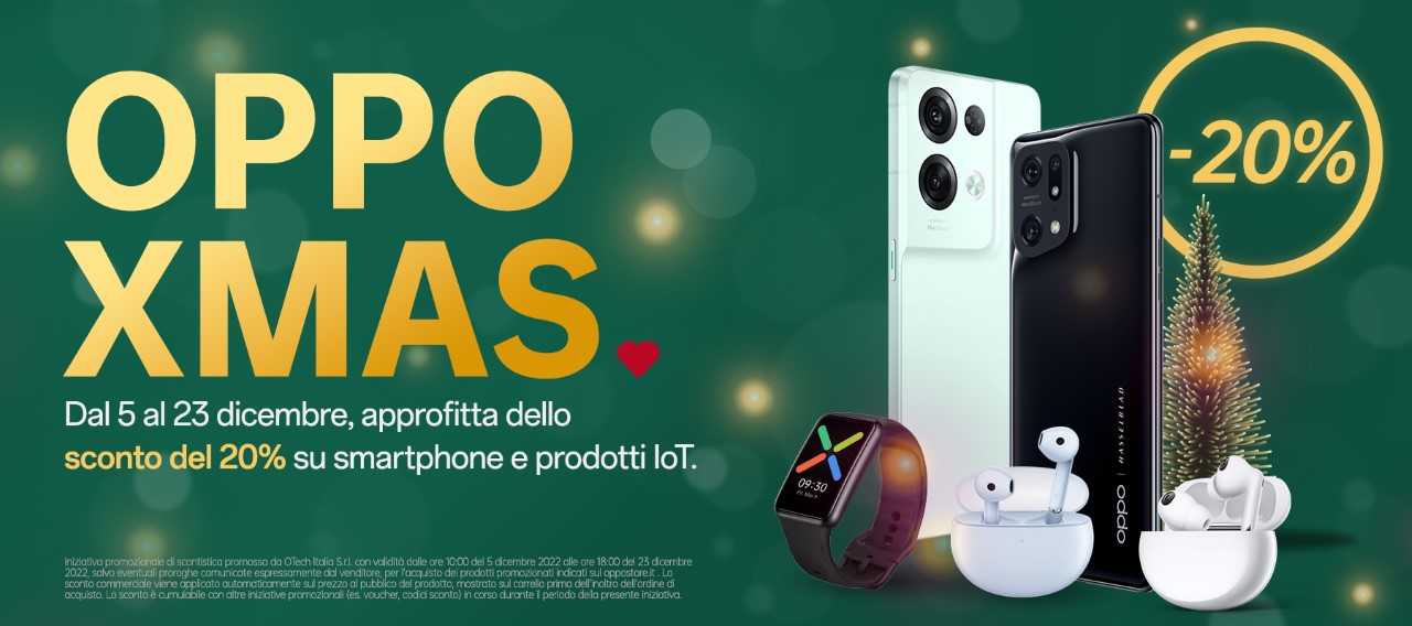 OPPO Xmas Days: offers for a special Christmas
