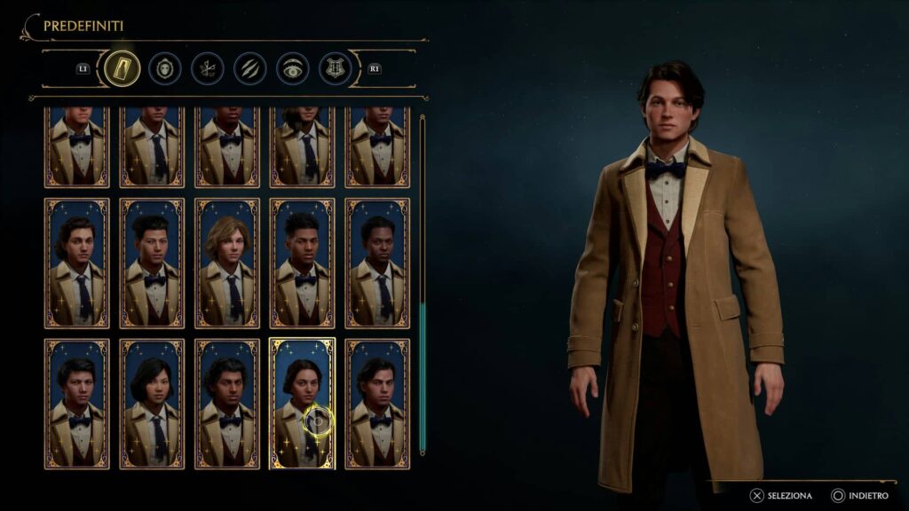 Hogwarts Legacy tried character creation