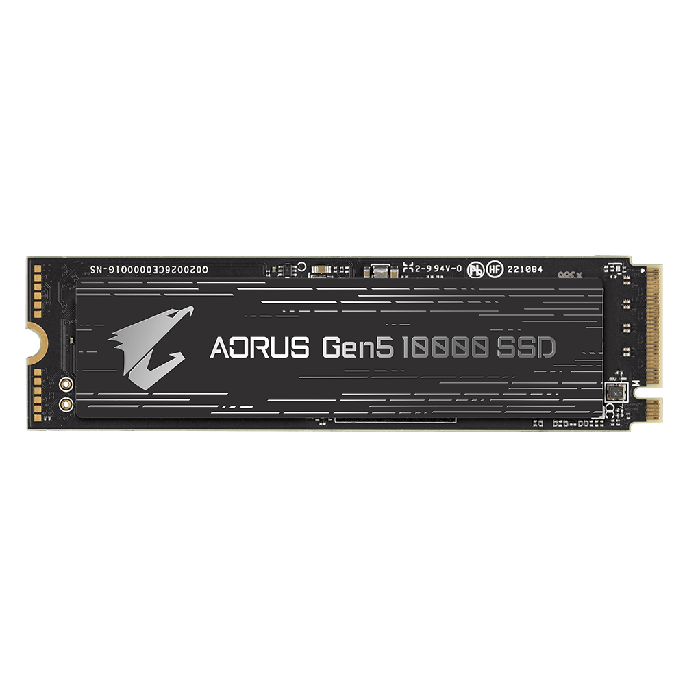 AORUS Gen5 10000: the new SSD on the market with speeds of 10GB/s and above