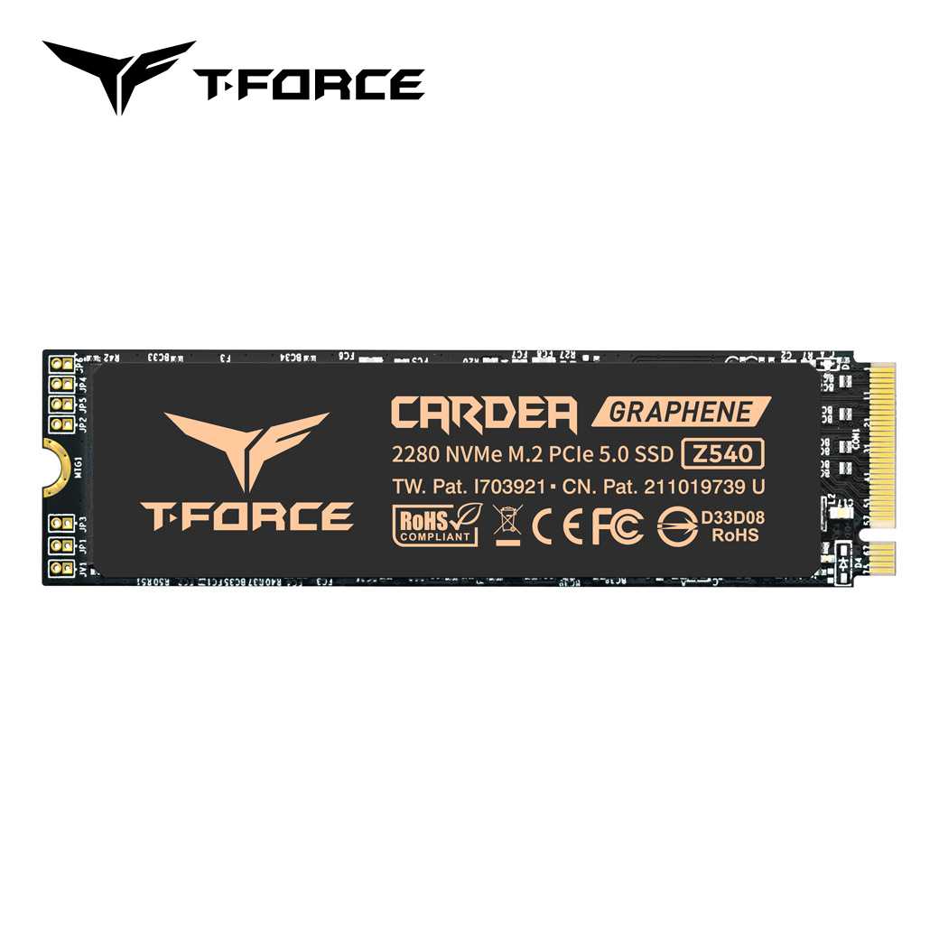 TEAMGROUP: ecco l'SSD T-Force Cardea Z540 M.2 PCIe 5.0