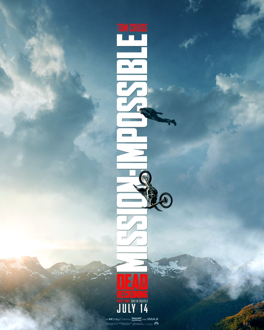 Mission: Impossible 7, a leap into the void in the first poster