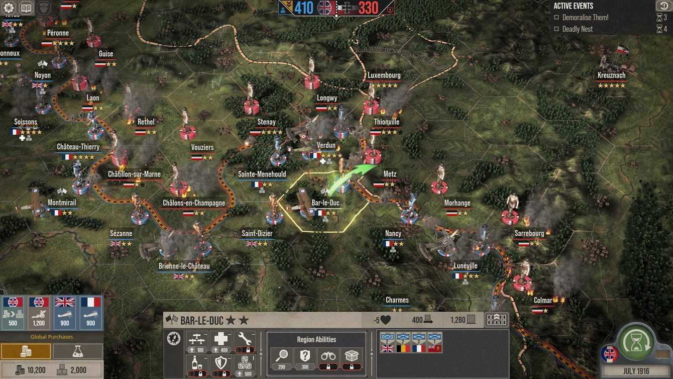 Review The Great War: Western Front, an RTS to discover