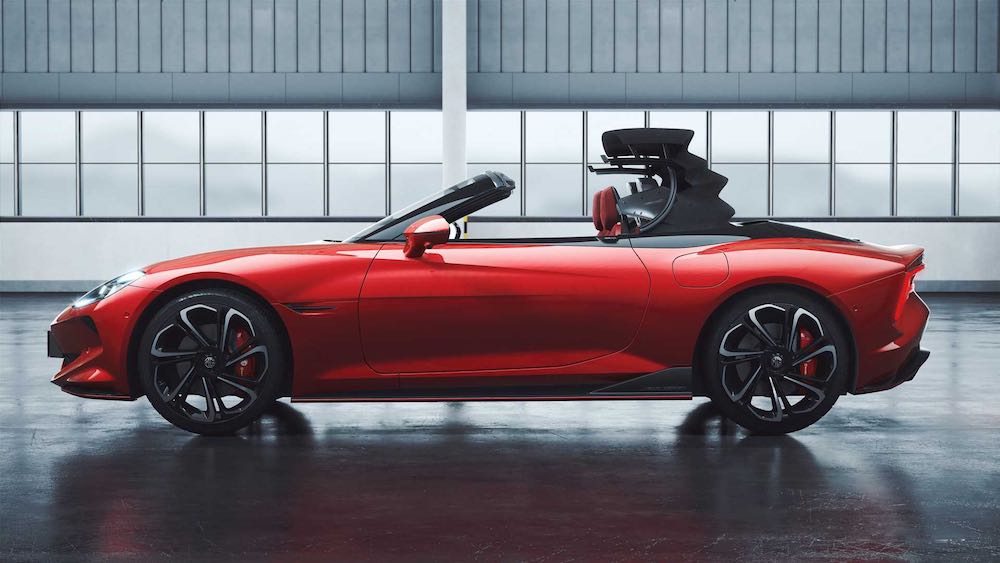 MG Cyberster, the 800km electric roadster debuts in Shanghai, site source