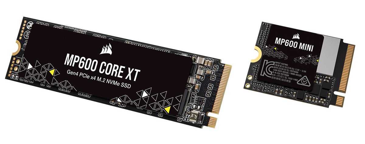 CORSAIR Announces MP600 MINI and MP600 CORE XT M.2 NVMe SSDs
