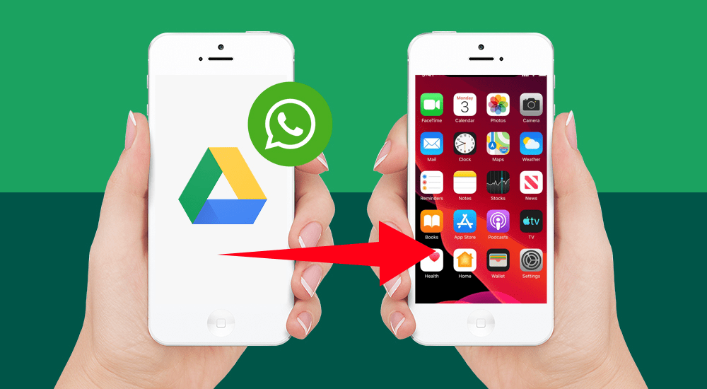 How to restore WhatsApp backup from Google Drive to iPhone