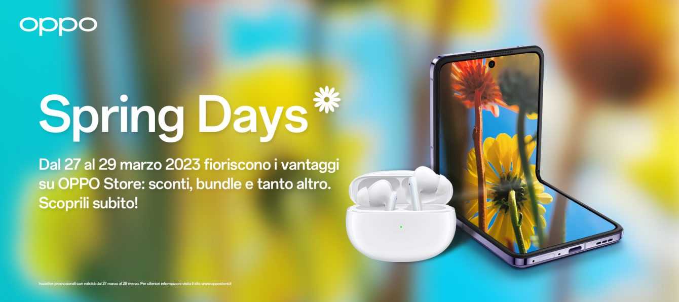 OPPO Spring Days: here are the best promotions for spring