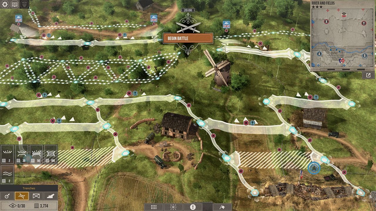 Review The Great War: Western Front, an RTS to discover