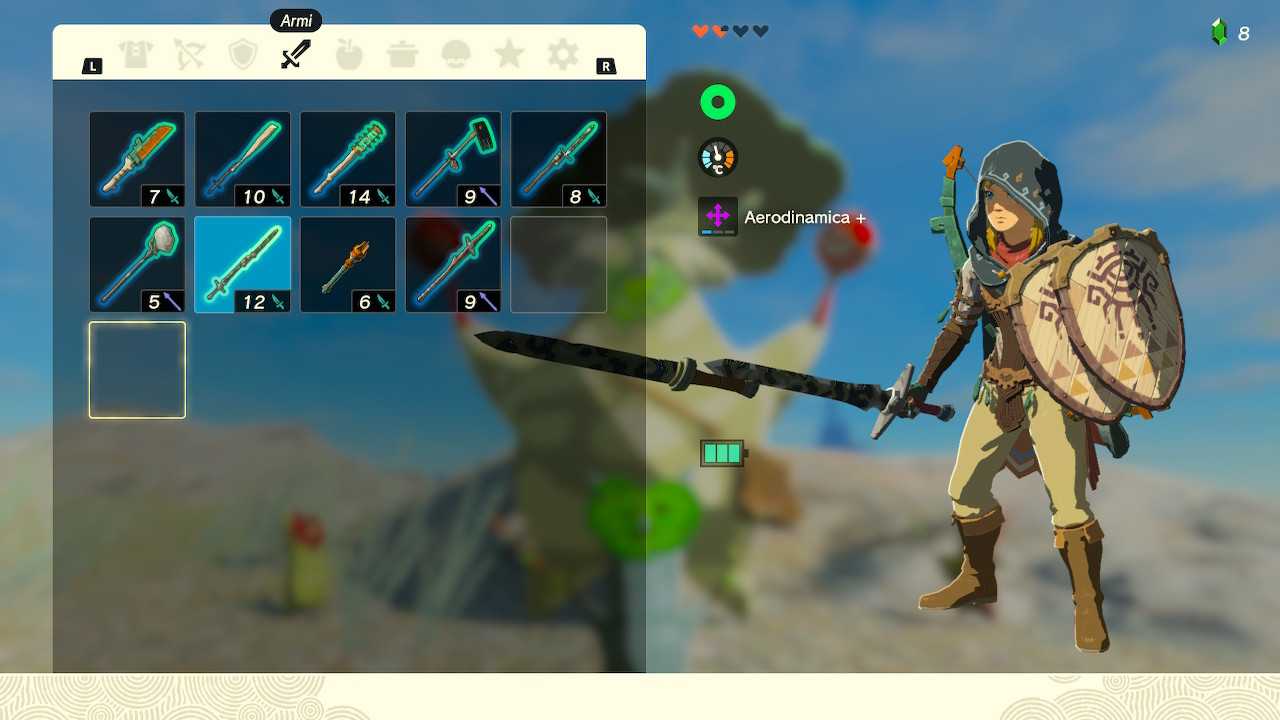 The Legend of Zelda: Tears of The Kingdom, how to use Compositor to repair weapons