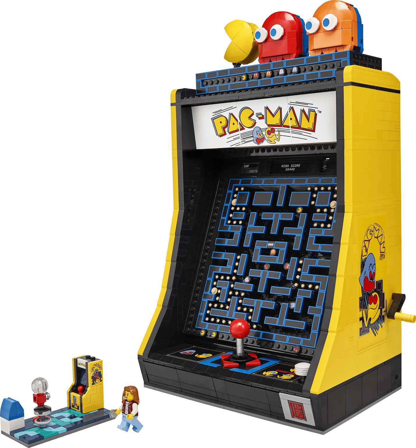 The new LEGO cabinet will let us play PAC-MAN