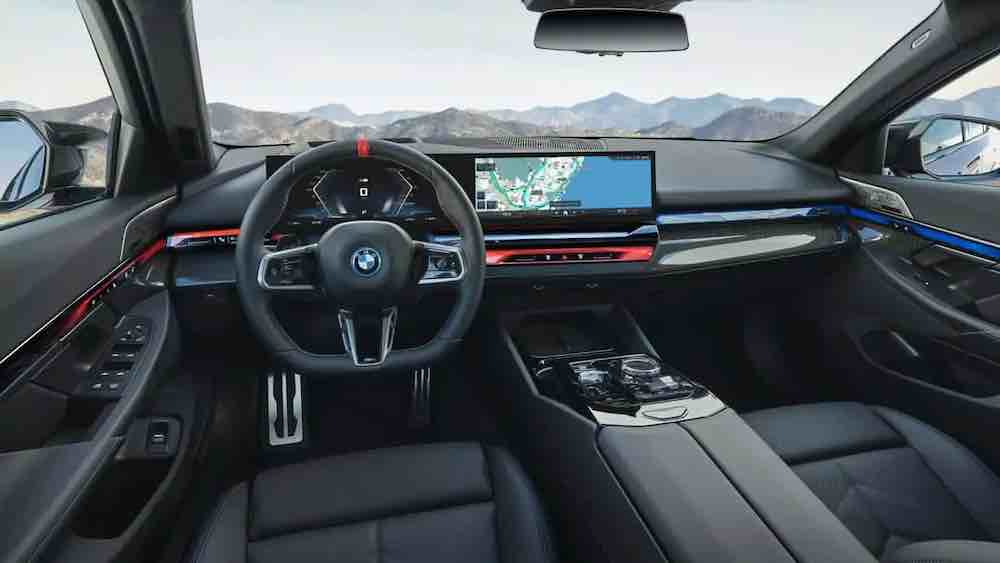 The new BMW 5 Series sedan, press office source