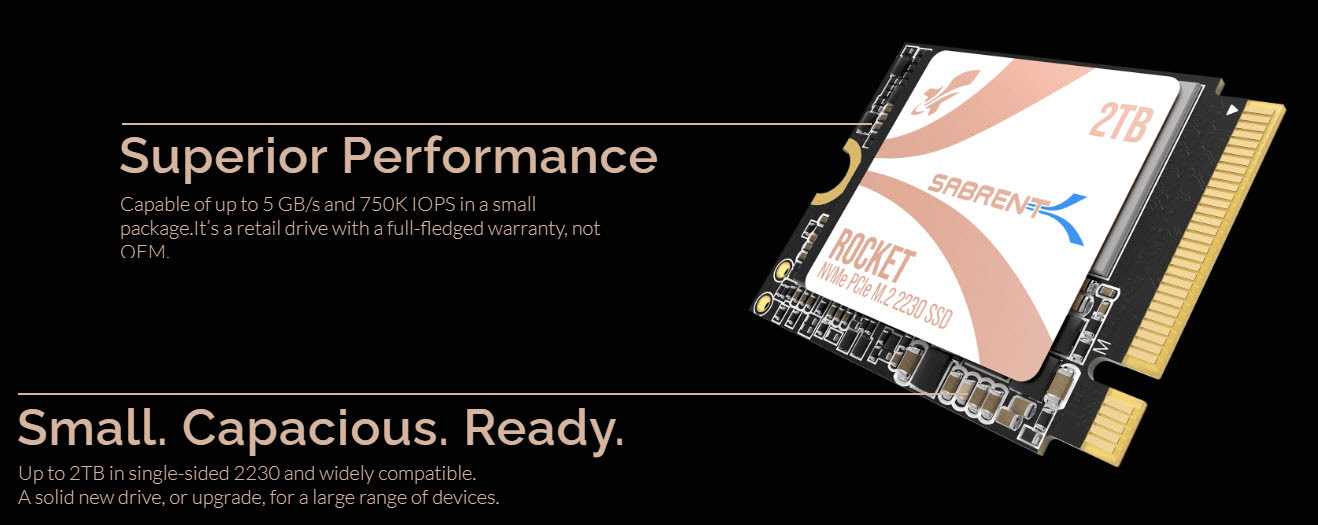 Sabrent: Rocket Q 2230 SSD arrives, the ultimate storage solution!