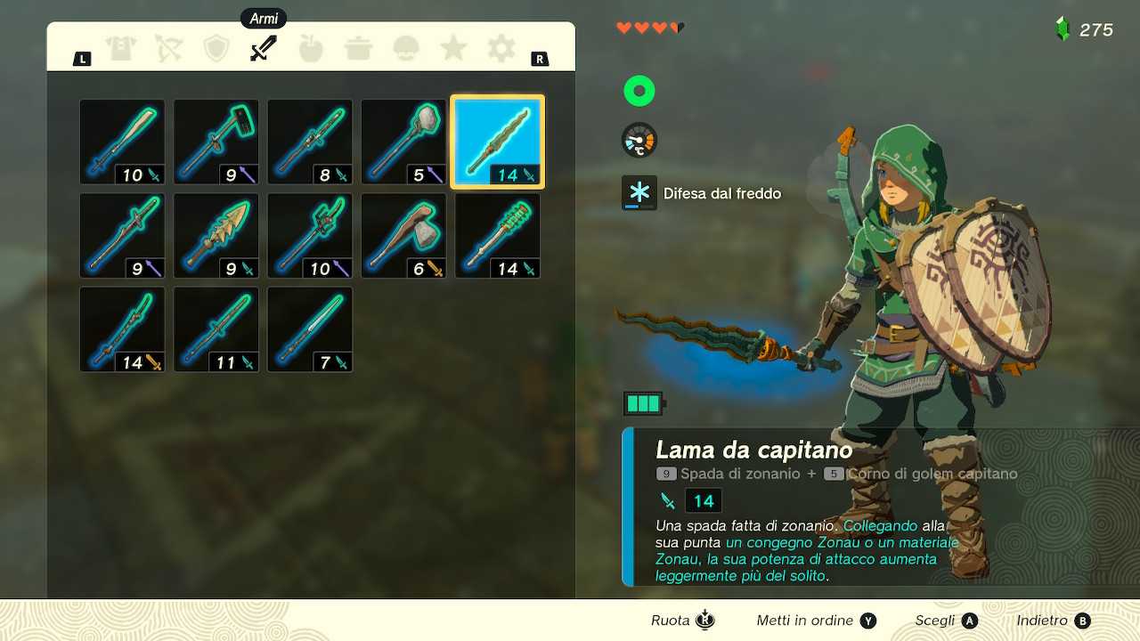The Legend of Zelda: Tears of the Kingdom, the best weapon combinations