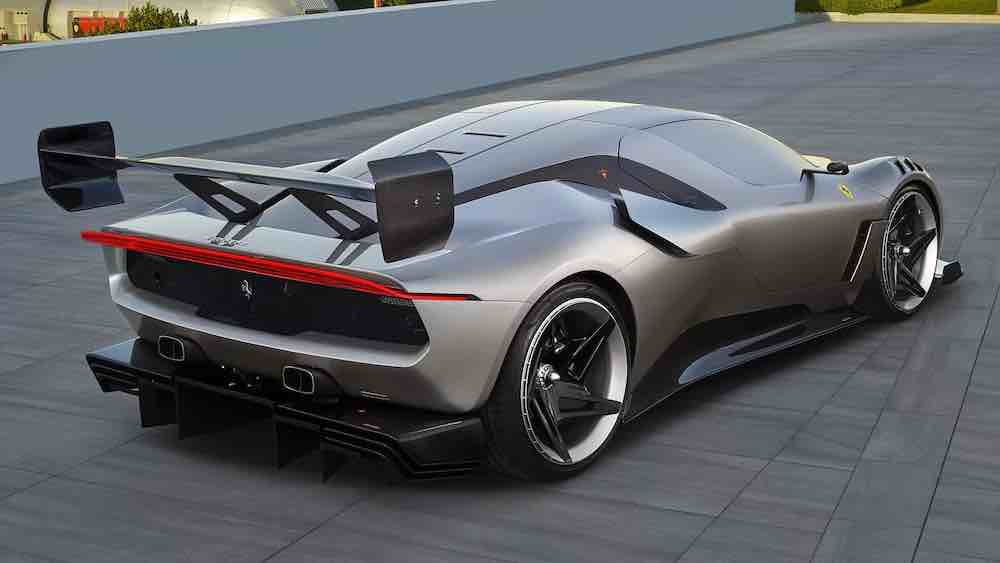 Ferrari KC23, the racing-style one-off with a dual soul, press office source