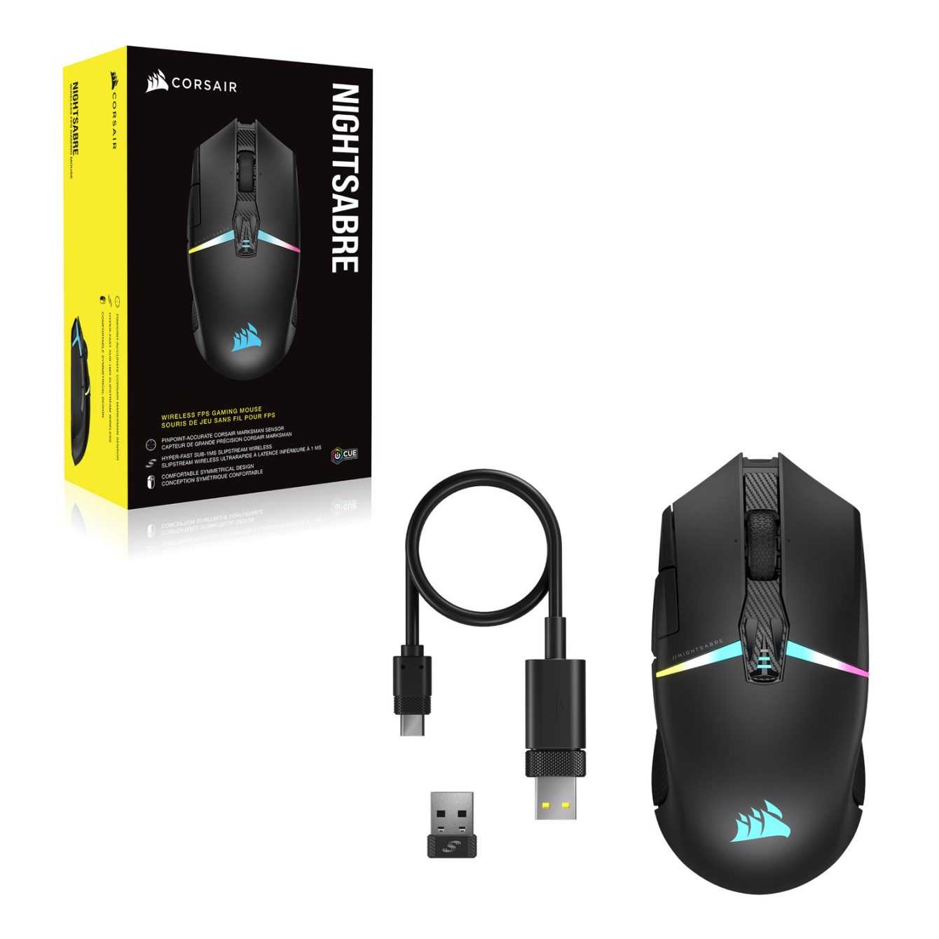 Corsair Nightsabre Wireless review: A mouse built to win