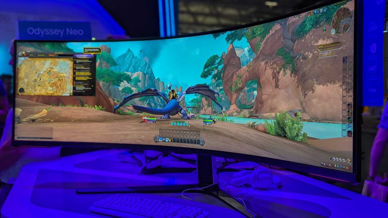 Samsung: Introduced the revolutionary 57-inch Odyssey Neo G9 gaming monitor