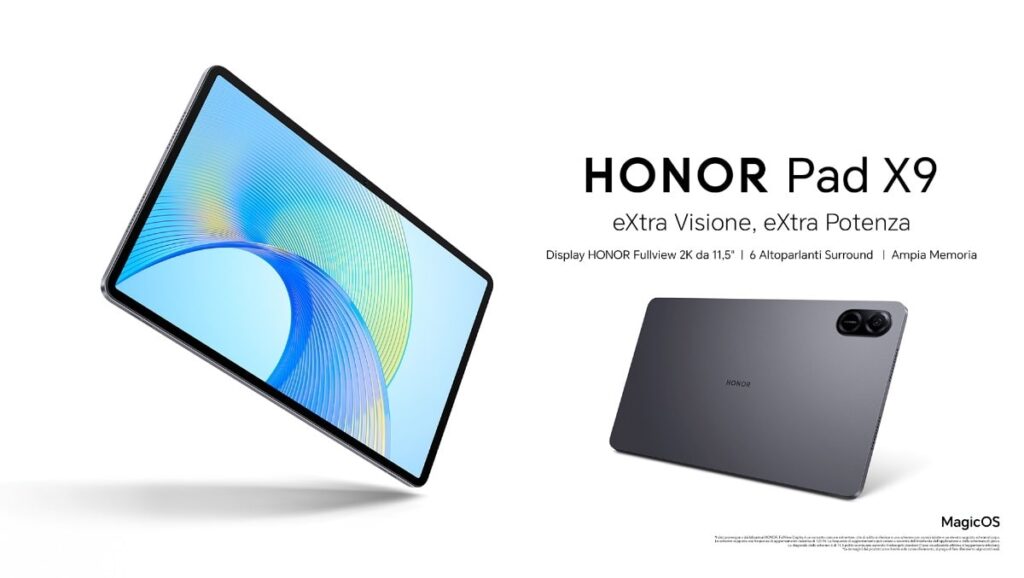 honor pad x9 announcement italy min