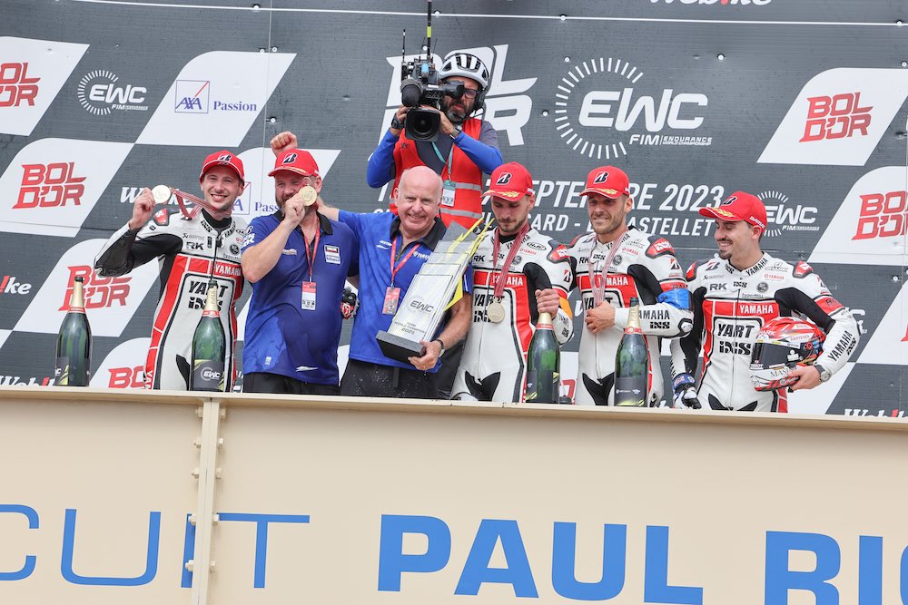 Bridgestone tires win the 2023 FIM Endurance World Championship title, press office source