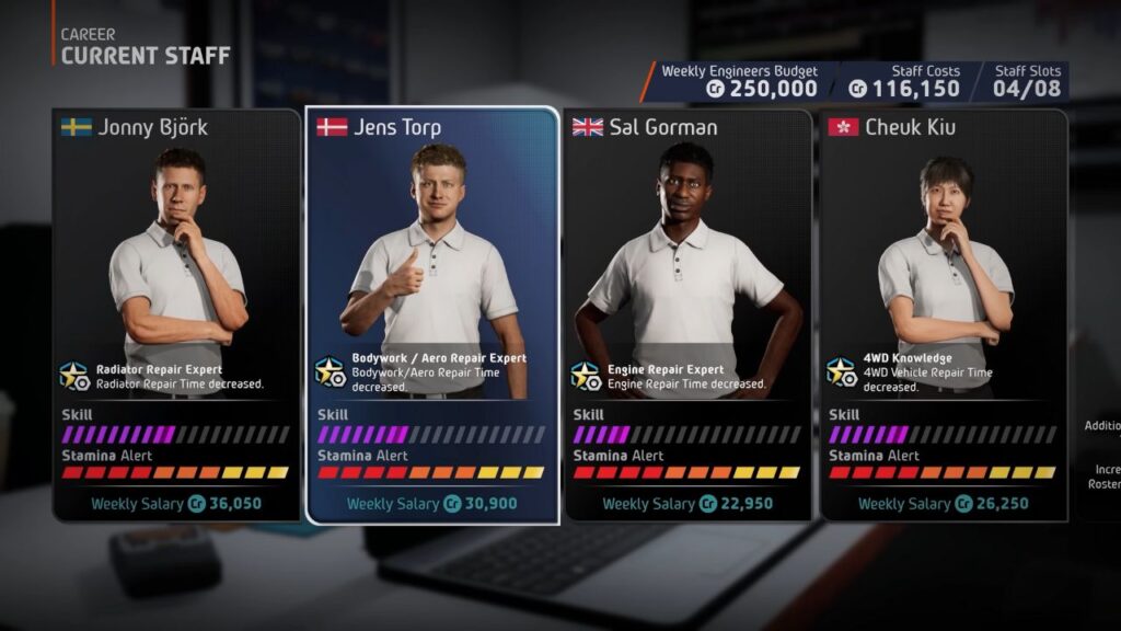 EA SPORTS WRC carriera