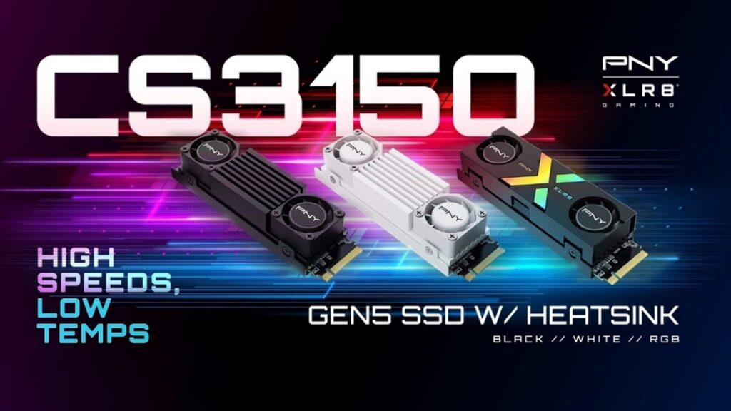 PNY announces new CS3150 M.2 NVMe PCIe Gen5 x4 SSD with integrated heatsink min