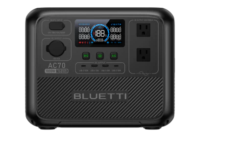 BLUETTI AC70: sustainable energy on the go becomes compact