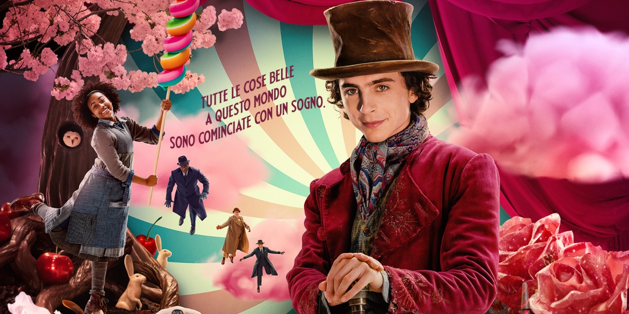 Wonka: a new movie poster with Timothée Chalamet