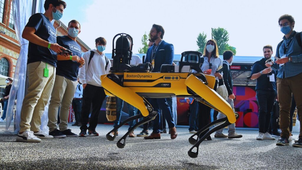 cane robot talks AI ChatGPT