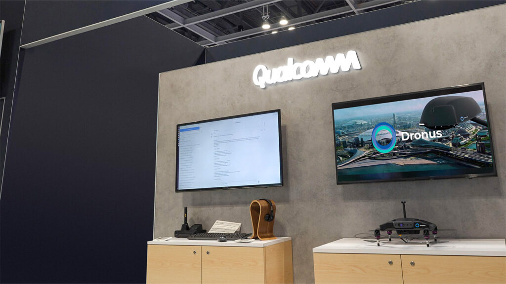 Dronus al MWC 2024 con Qualcomm