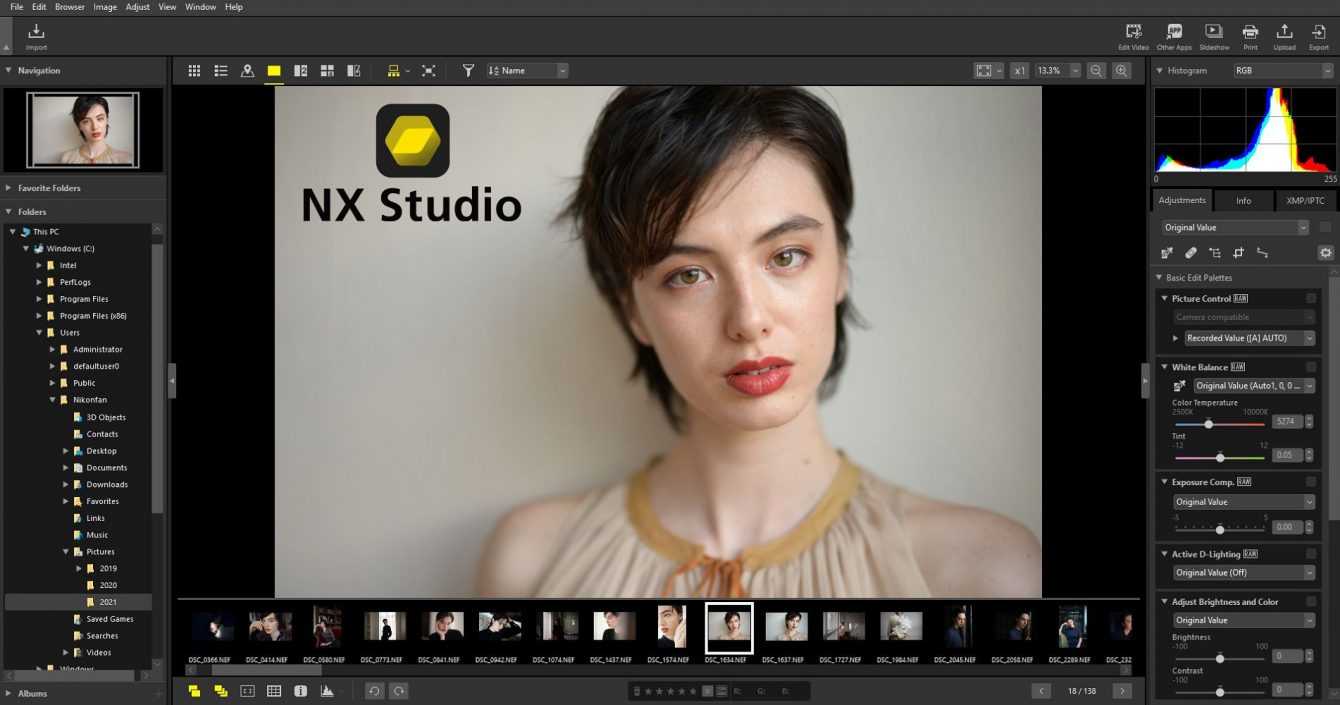 Nikon NX Studio: free photo and video editing