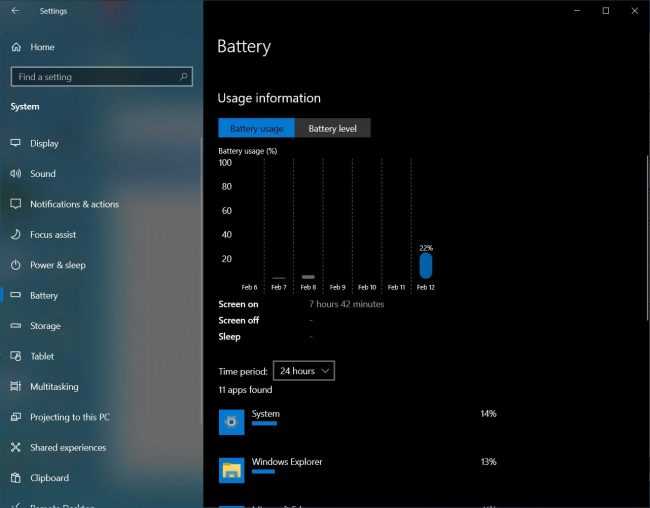 Windows 10: soon a new management of the battery and energy saving