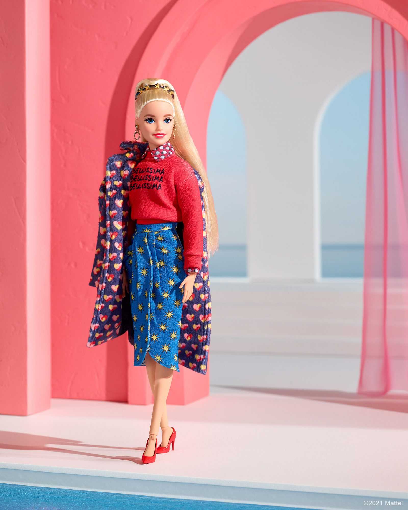 Alessandro Enriquez wears Barbie for Milan Fashion Week