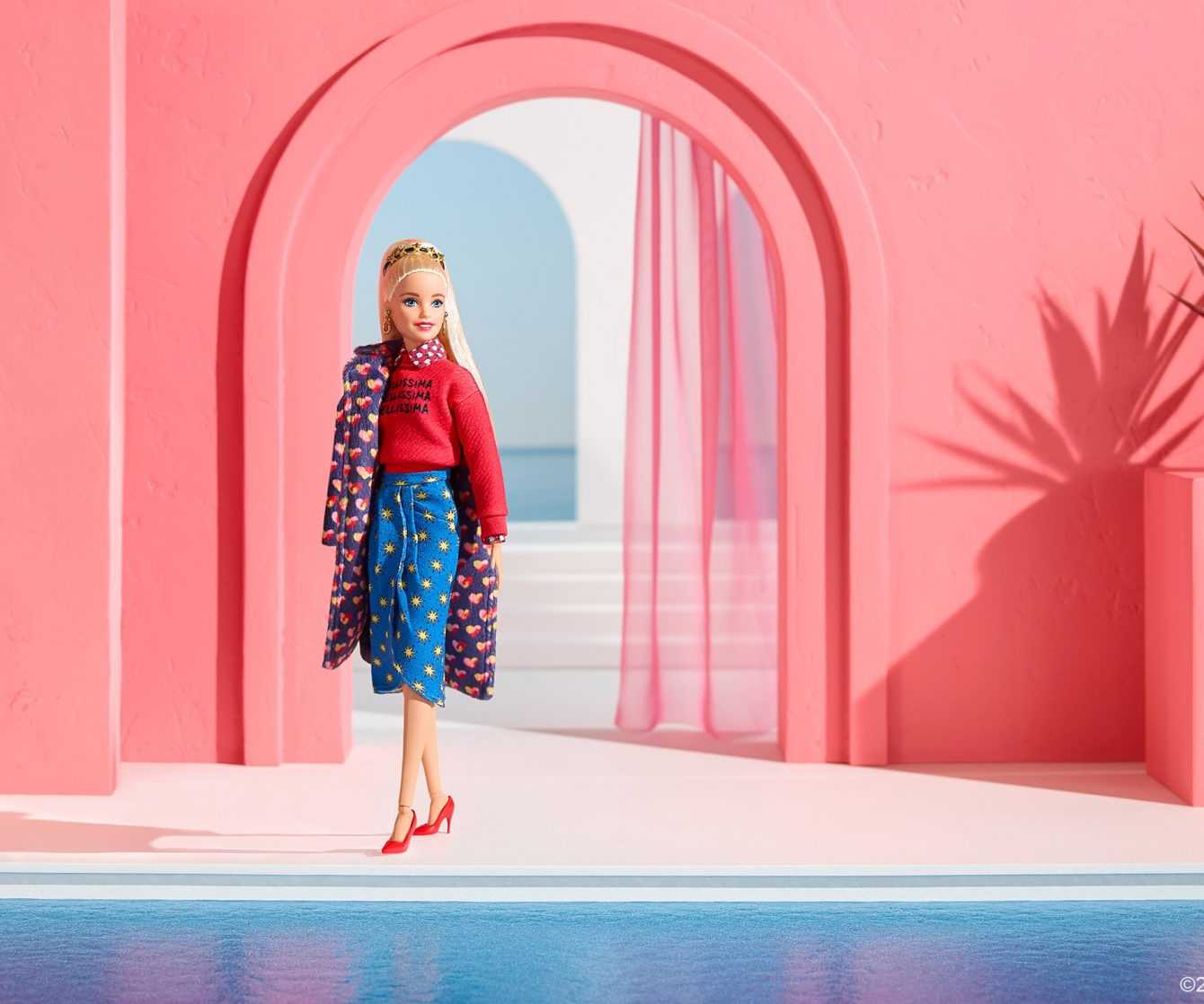 Alessandro Enriquez wears Barbie for Milan Fashion Week 