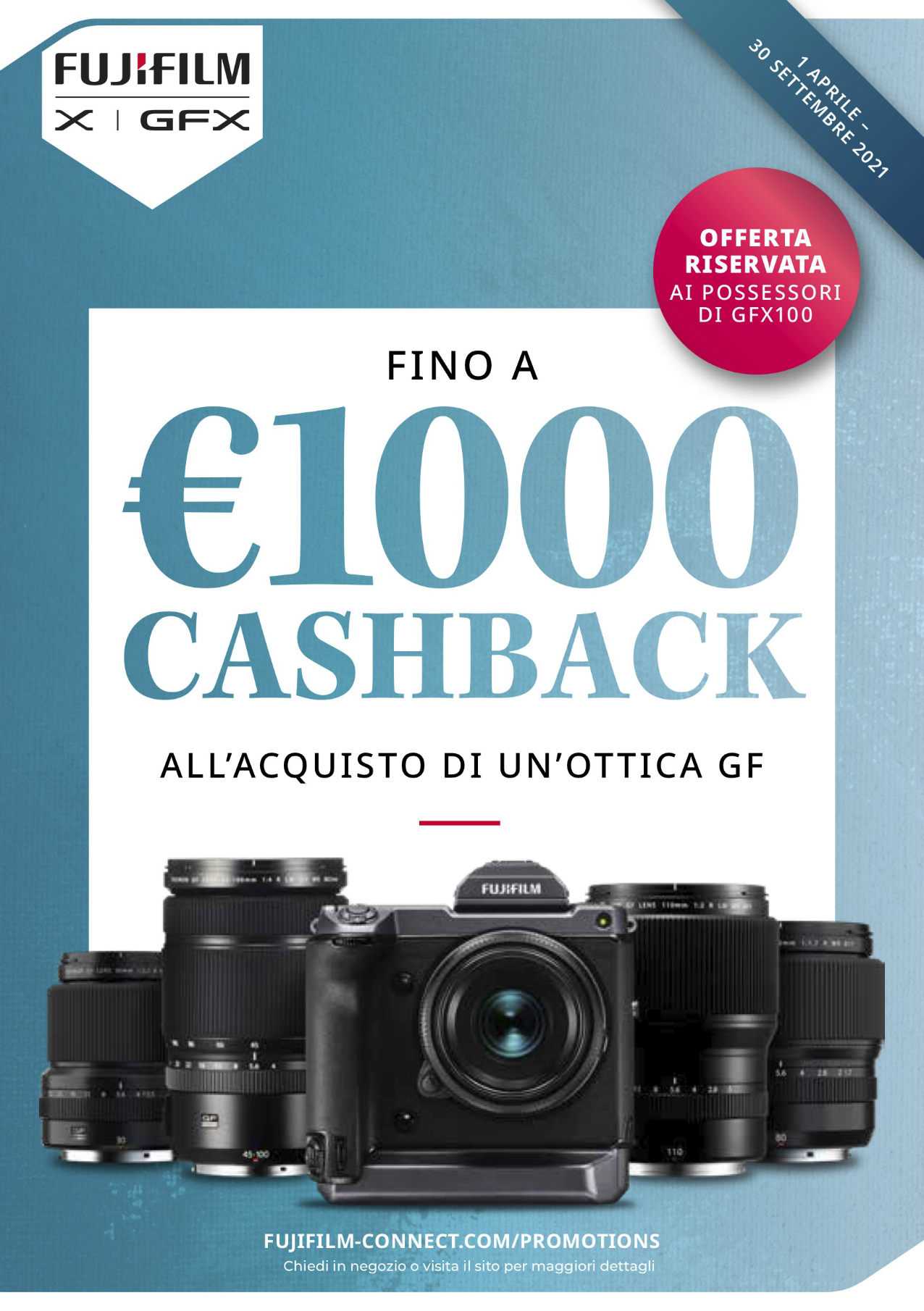 FUJIFILM Cashback GF optics: many Spring discounts!