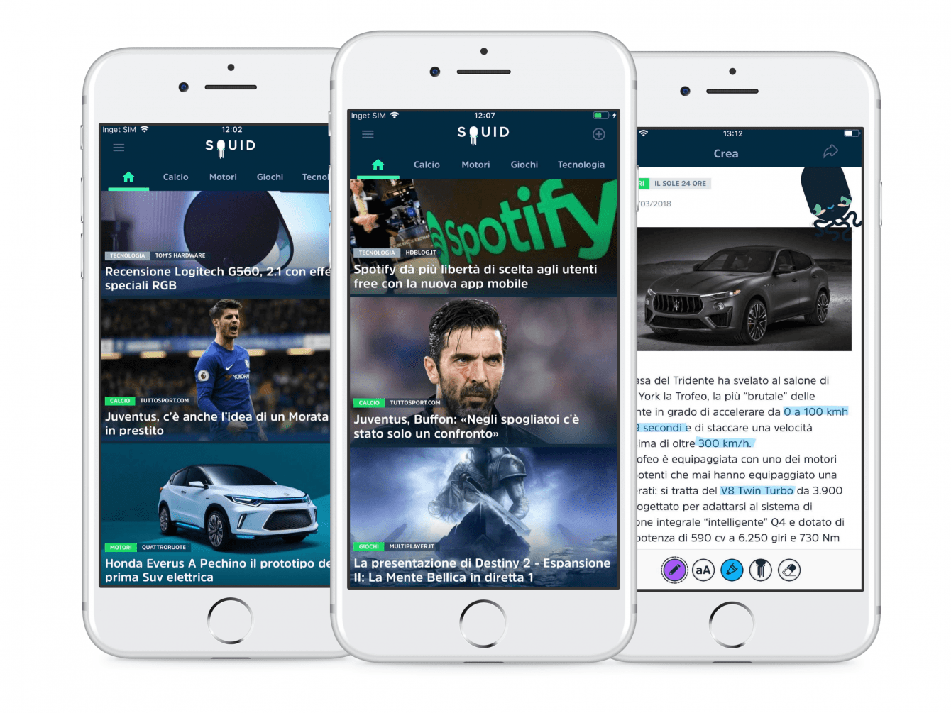 Squid: one of the best news apps