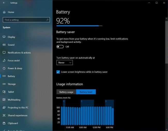 Windows 10: soon a new management of the battery and energy saving